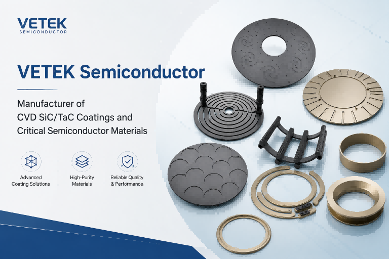 VETEK Semiconductor | Proizvajalec CVD SiC/TaC prevlek, trdnega SiC in kritičnih polprevodniških materialov