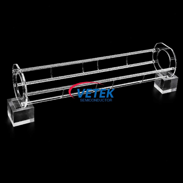 Visoko čistost Quartz Wafer Boat Za TEL