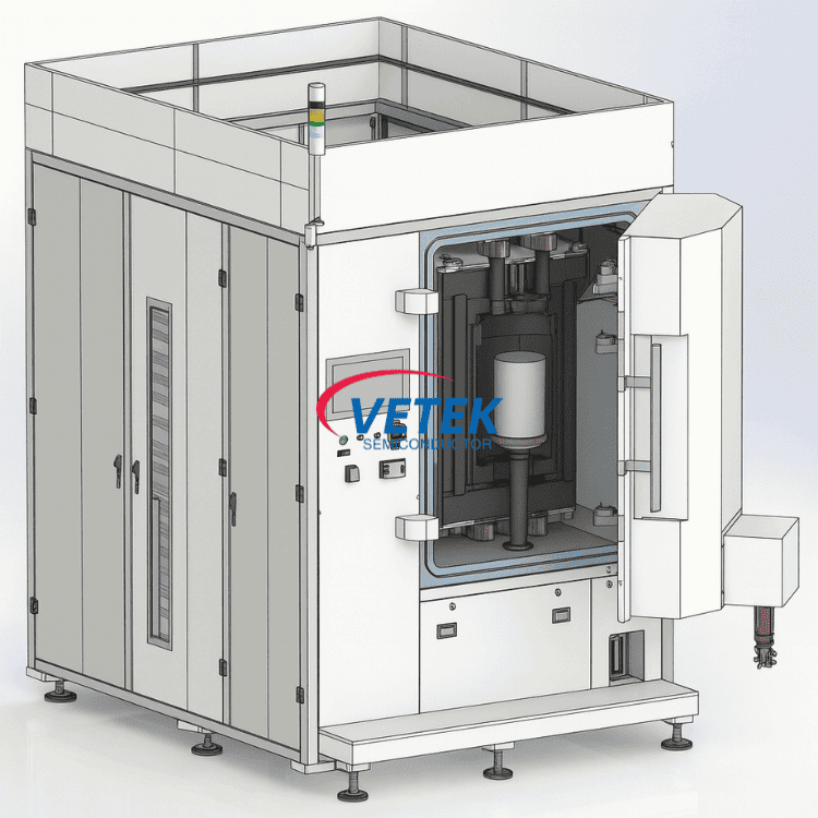 Velika peč za rast kristalov SiC z uporovnim ogrevanjem