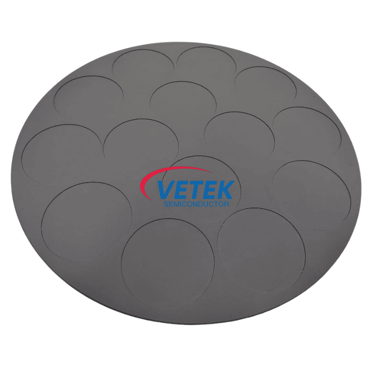 SiC prevlečen grafitni sprejemnik za ASM